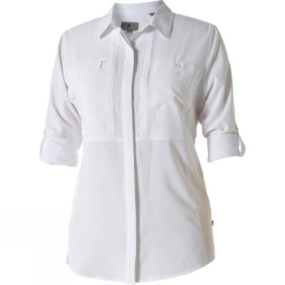 Camisa Royal Robbins Expedition Chill Manga Larga Mujer - Blancas - Chile XDW720843